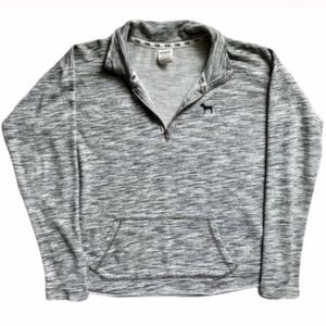 PINK Victoria's Secret Cozy Quarter Zip Sweatshirt